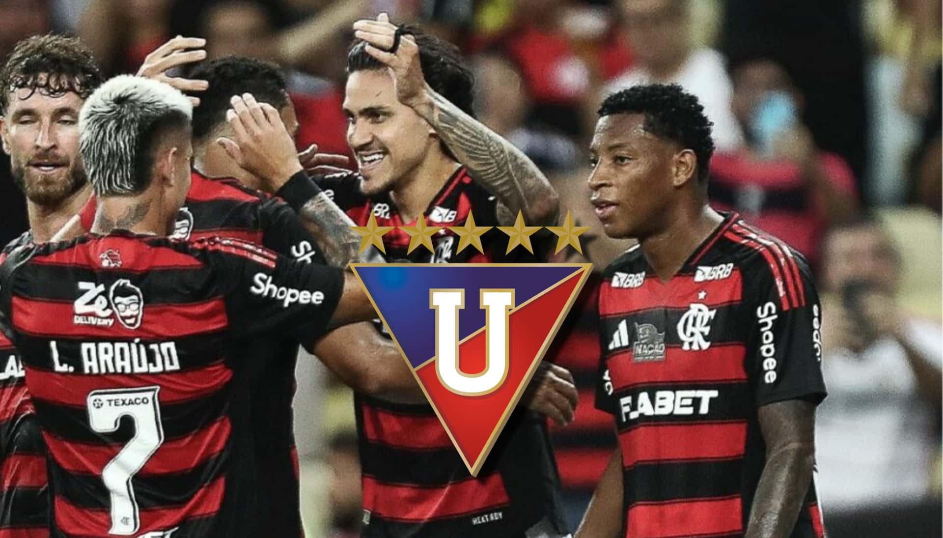 Flamengo-Liga de Quito / Foto: Olé
