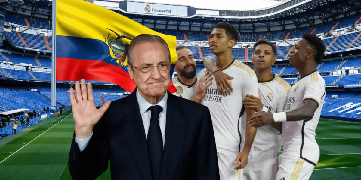 Florentino Pérez truncó la llegada de un ecuatoriano al Real Madrid