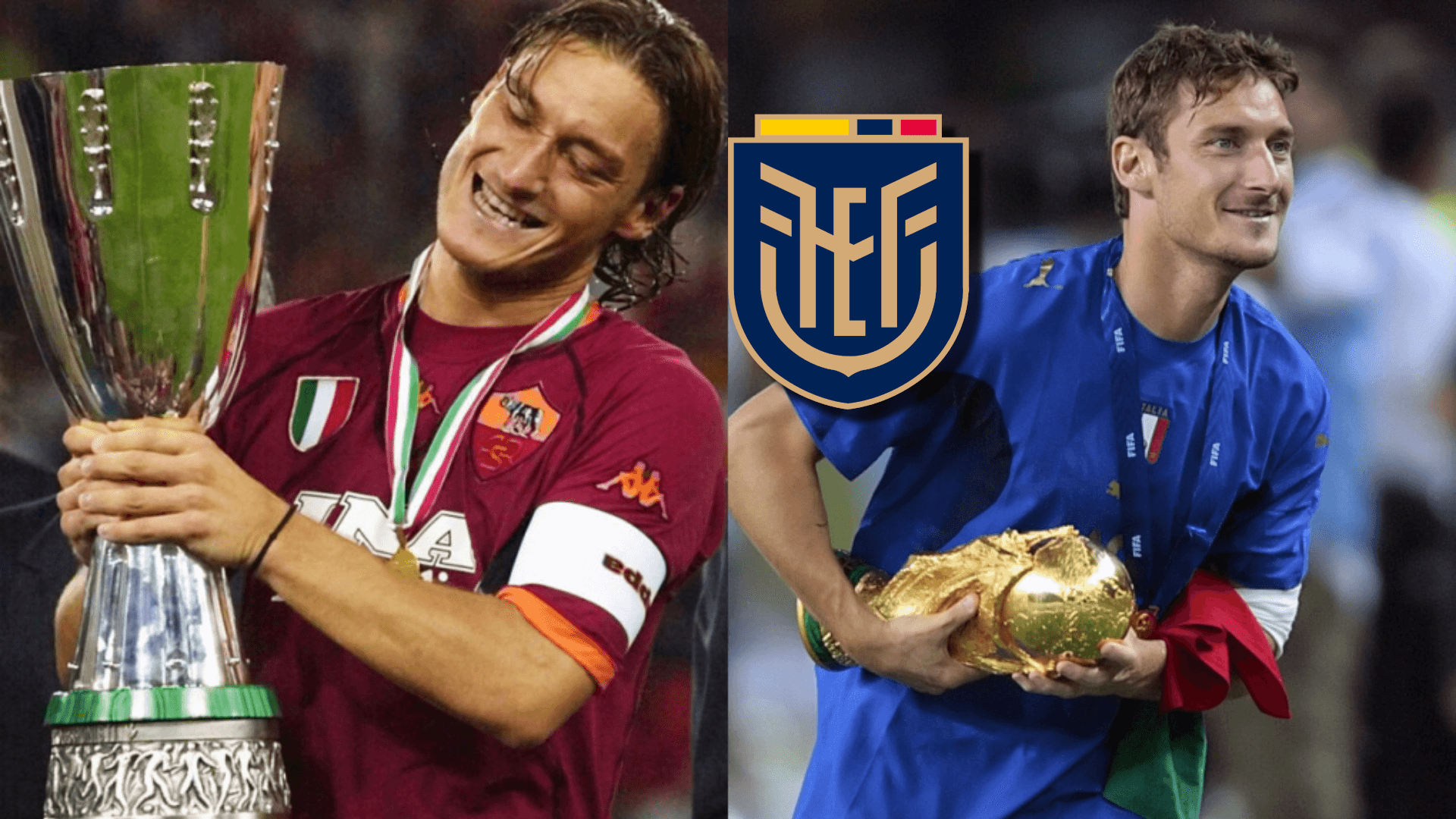 Francesco Totti, símbolo de Italia y AS Roma pidió que le cambie este jugador ecuatoriano una camiseta