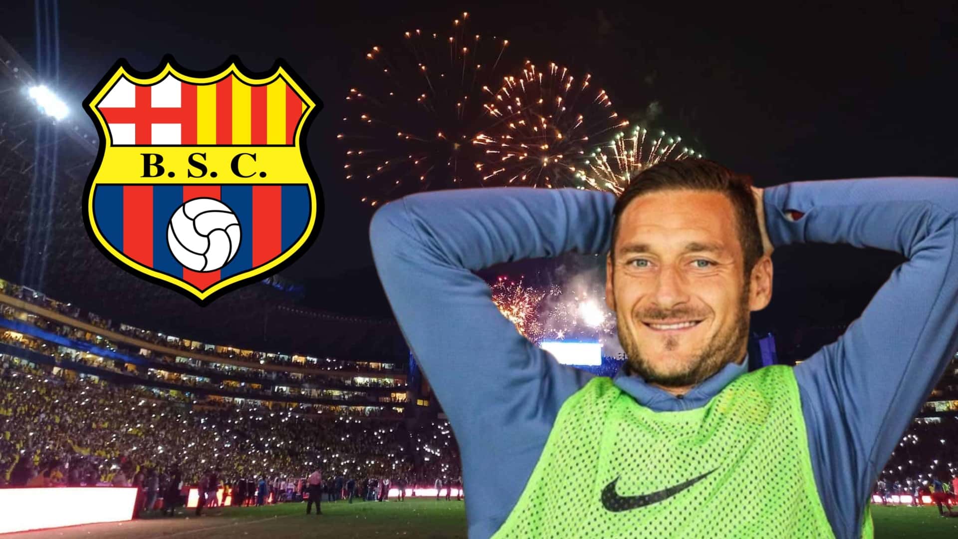 Francesco Totti y Barcelona SC / Foto de: El Futbolero Ecuador