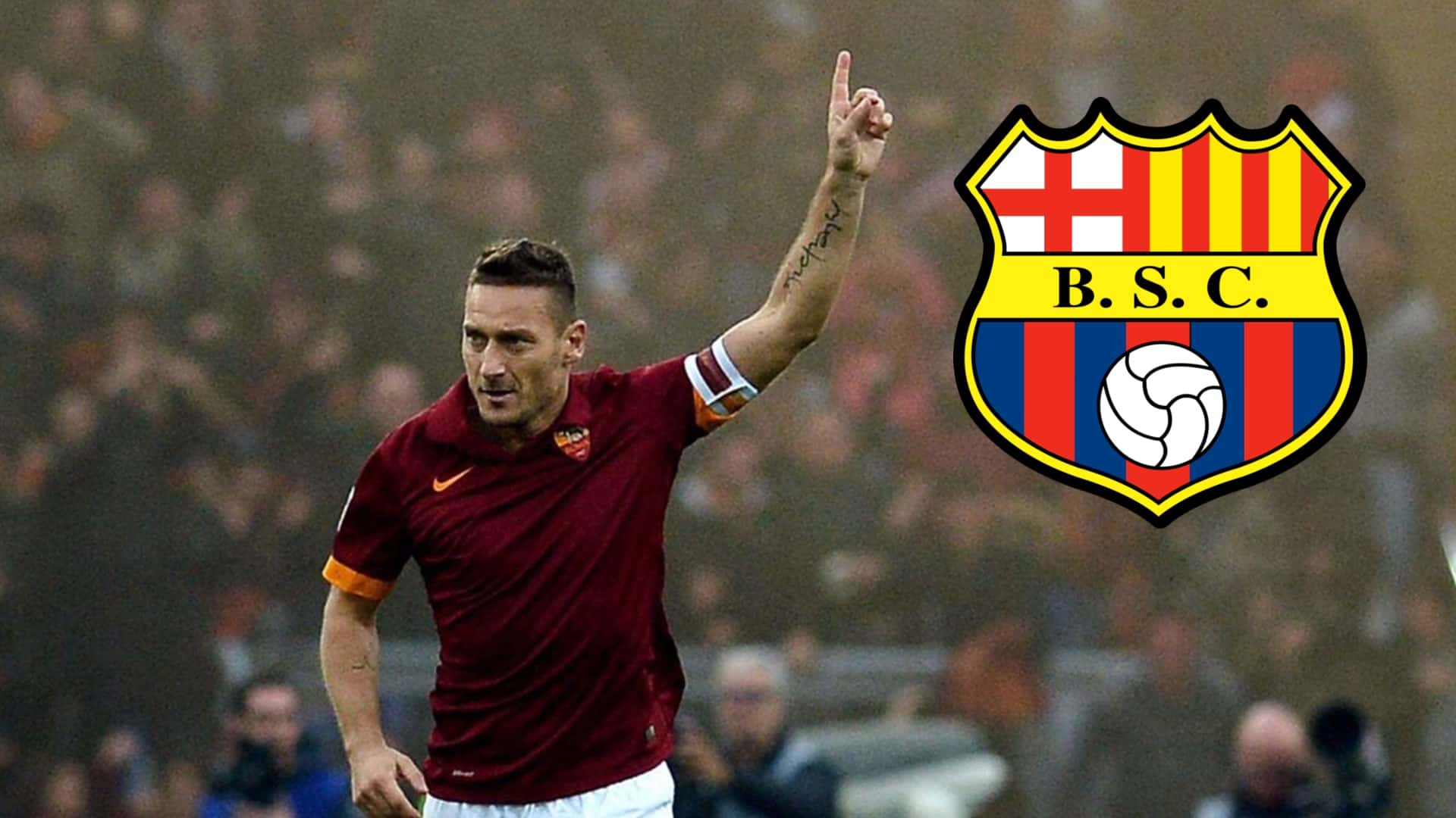 Francesco Totti y Barcelona SC / Foto de: El Futbolero Ecuador