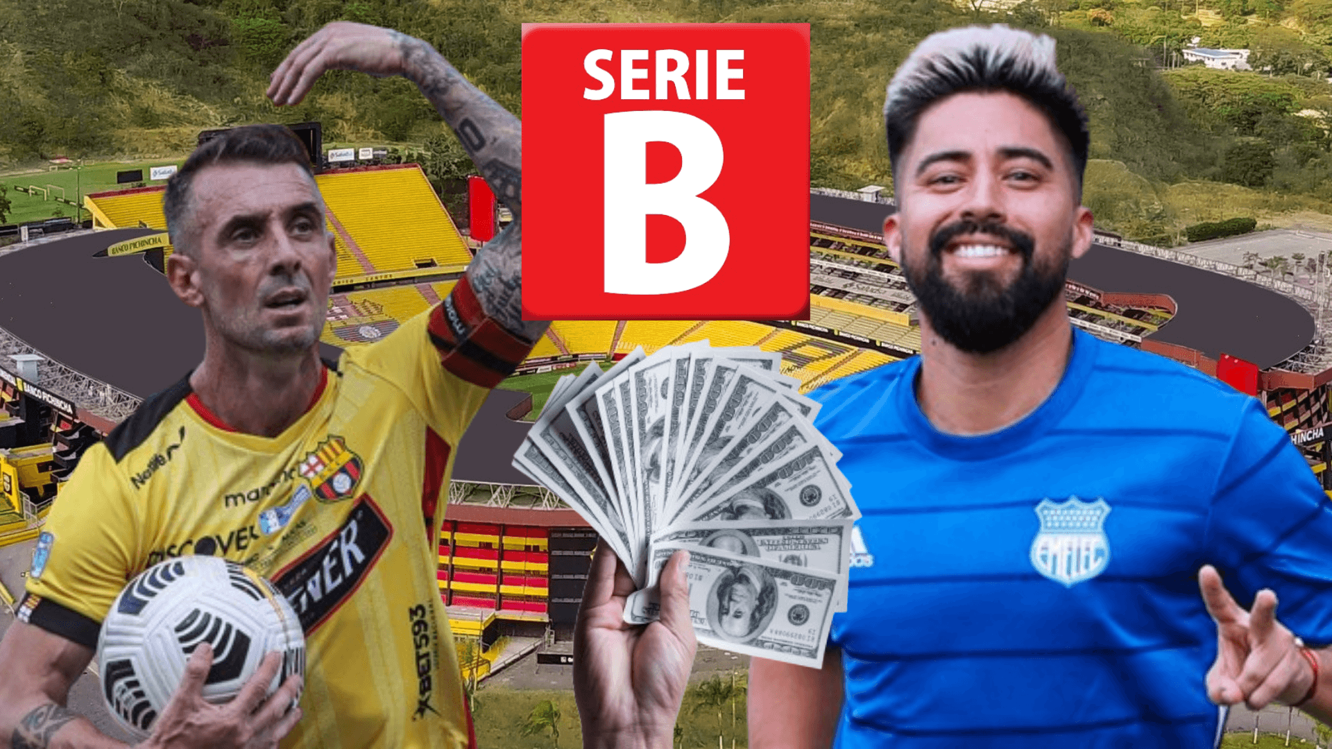 Fue campeón en Barcelona SC, Emelec y hoy está en segunda (Foto tomada de: El Comercio/Primicias/Metro/Wikiepdia)