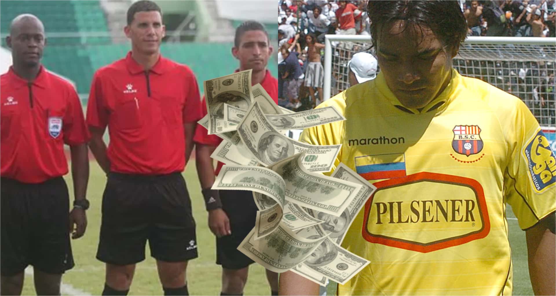 Fuertes acusaciones en contra de Barcelona SC que pagó a un referí, con el objetivo que les favoresca y salvar la categoría