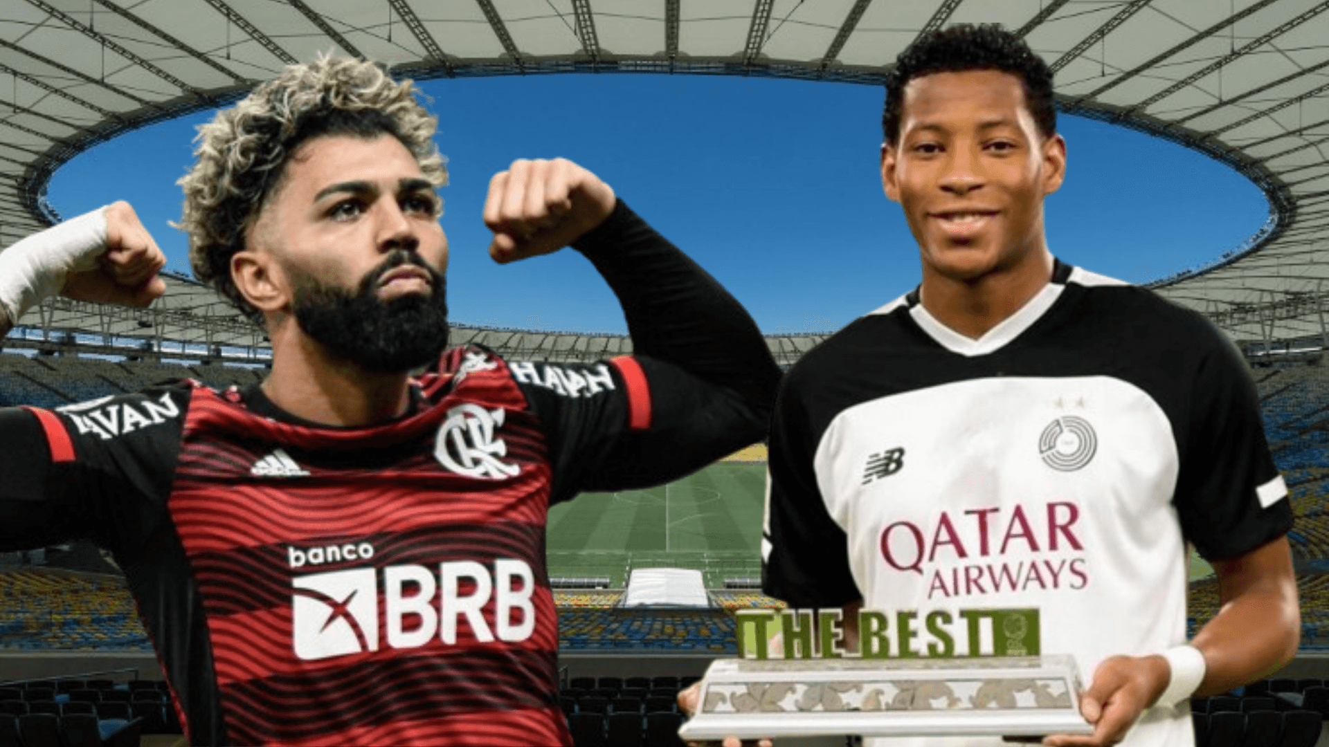 Gabriel Barbosa y Gonzalo Plata (Foto tomada de: Conmebol/Gonzalo Plata/Transfermarkt)