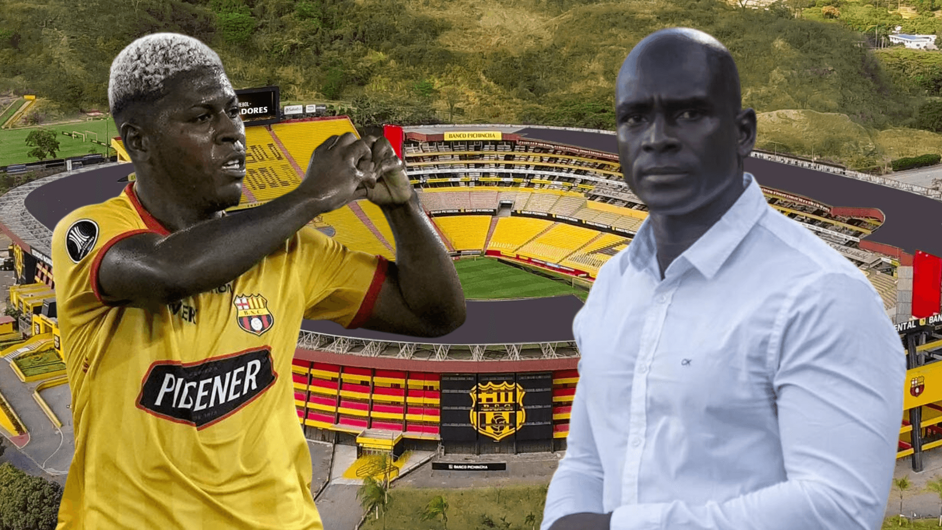 Gabriel Cortez y Segundo Alejandro Castillo (Foto tomada de: Barcelona SC/API/API)