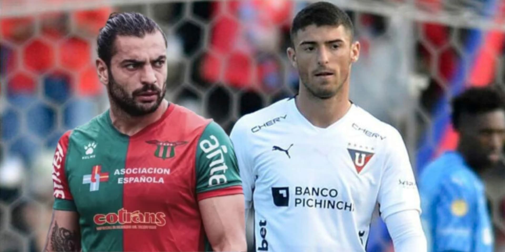 Gian Carlo Allala durante su etapa en Boston River y Facu Rodríguez en LDU (Fuente: El Comercio / Punto Seguido)