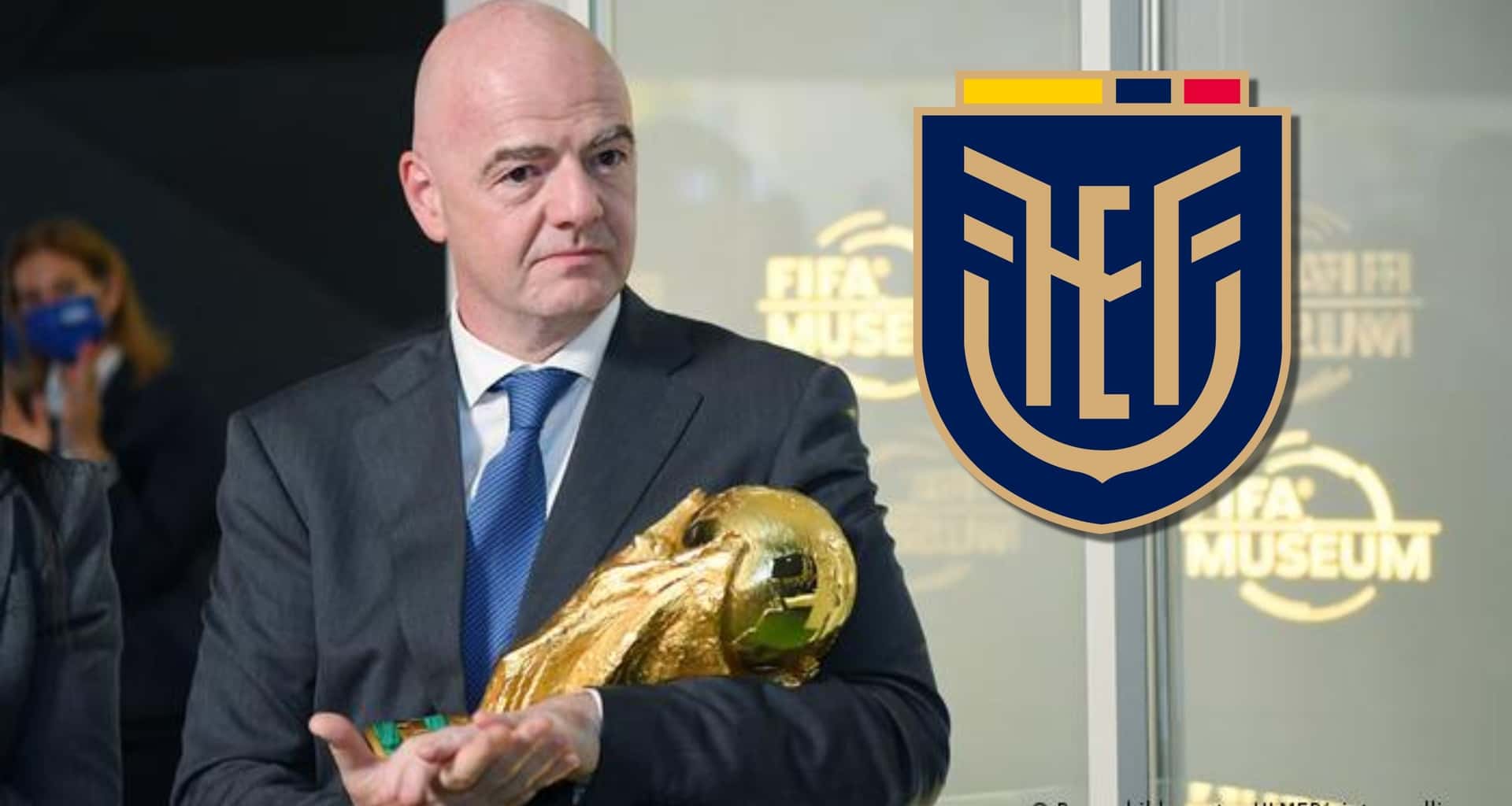 Gianni Infantino dio unas palabras de bienvenida a las selecciones que estarán en el Mundial, entre ellas Ecuador