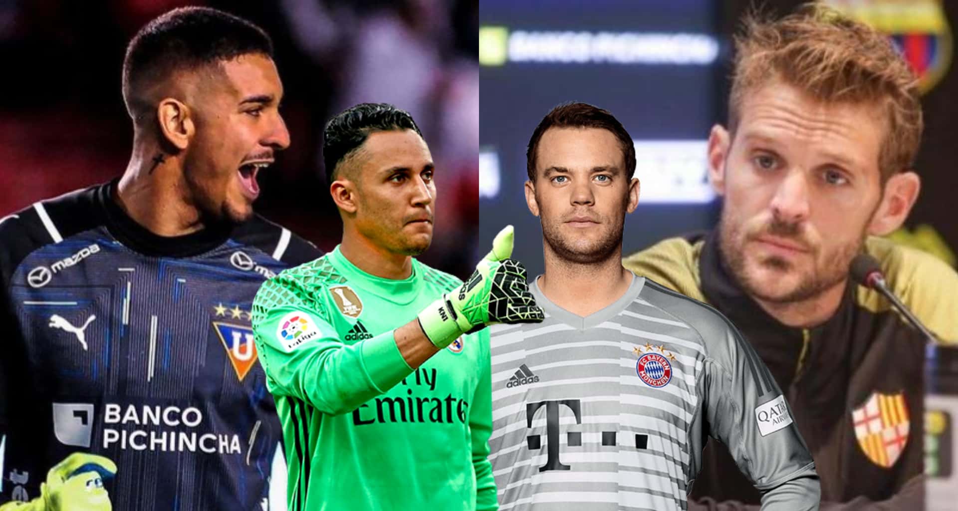Gonzalo Falcón quiere seguir siendo el guardián de Liga de Quito y por ello entrena a tope, como en el Viejo Continente lo hacen Keylor Navas y Manuel Neuer