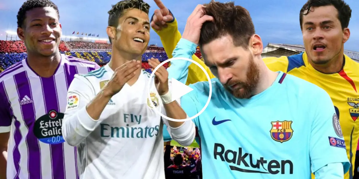 (VIDEO) Los 5 ecuatorianos que le marcaron gol al FC Barcelona y al Real Madrid