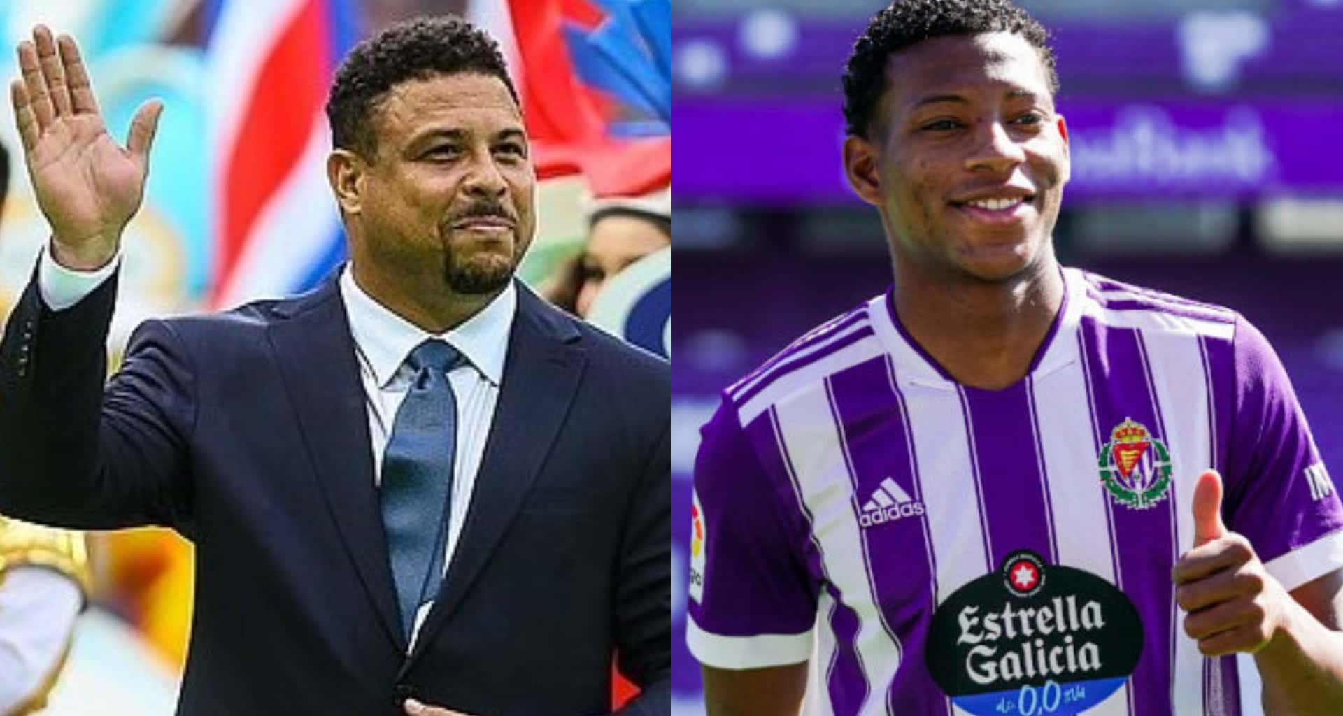 Gonzalo Plata se tomó la foto oficial de Real Valladolid donde compartió con Ronaldo quien le quiso confundir sobre dónde debía sentarse. El ecuatoriano lo tomó de buen humor