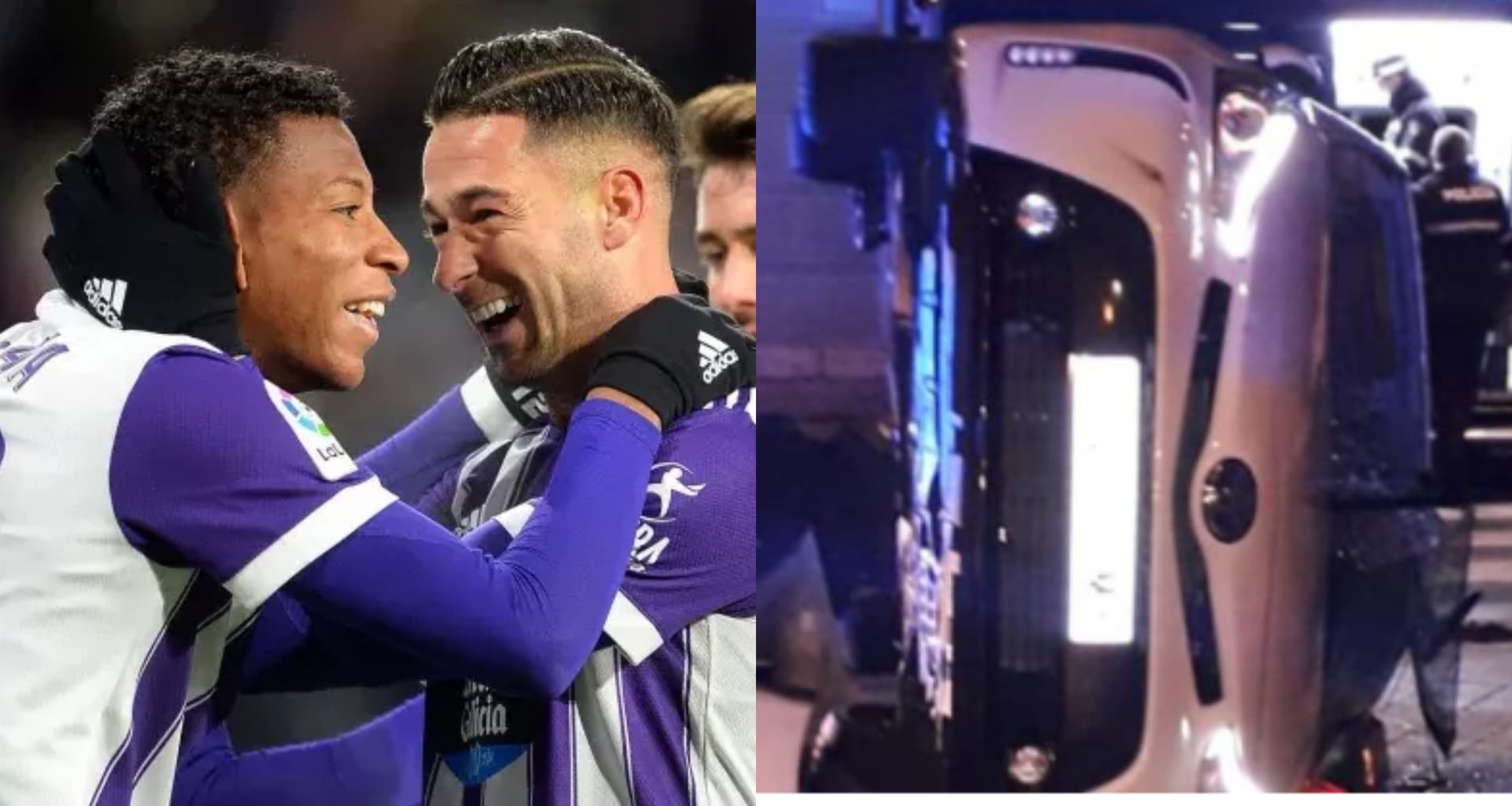 Gonzalo Plata sufrió un accidente de tránsito en horas de la madrugada en España. De acuerdo a Yahoo era un Mercedes Benz del año