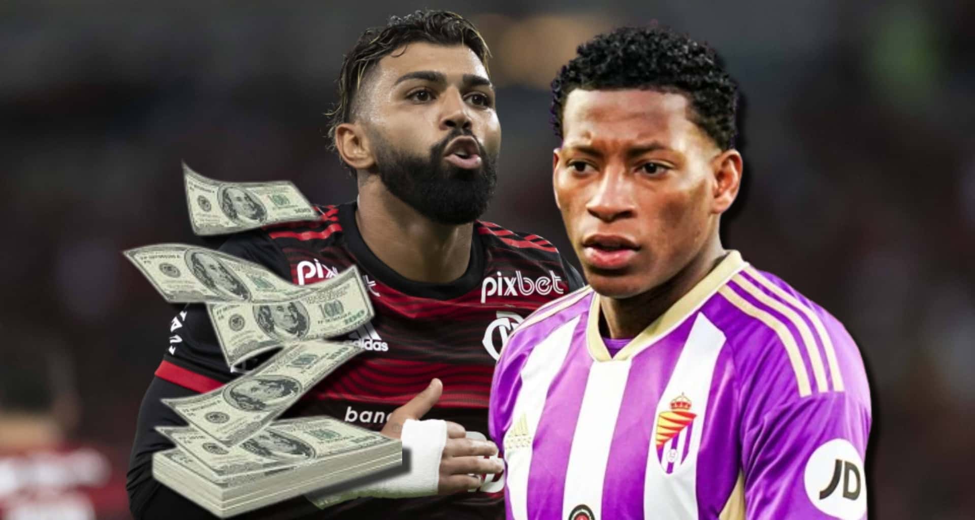 Gonzalo Plata y Gabriel Barbosa / Foto: Transfermarkt