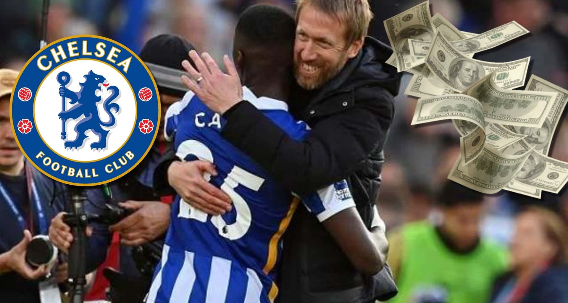 Graham Potter es seria opción para tomar el puesto de Tuchel en Chelsea, y con ello el DT podría llevarse del Brighton a Moisés Caicedo