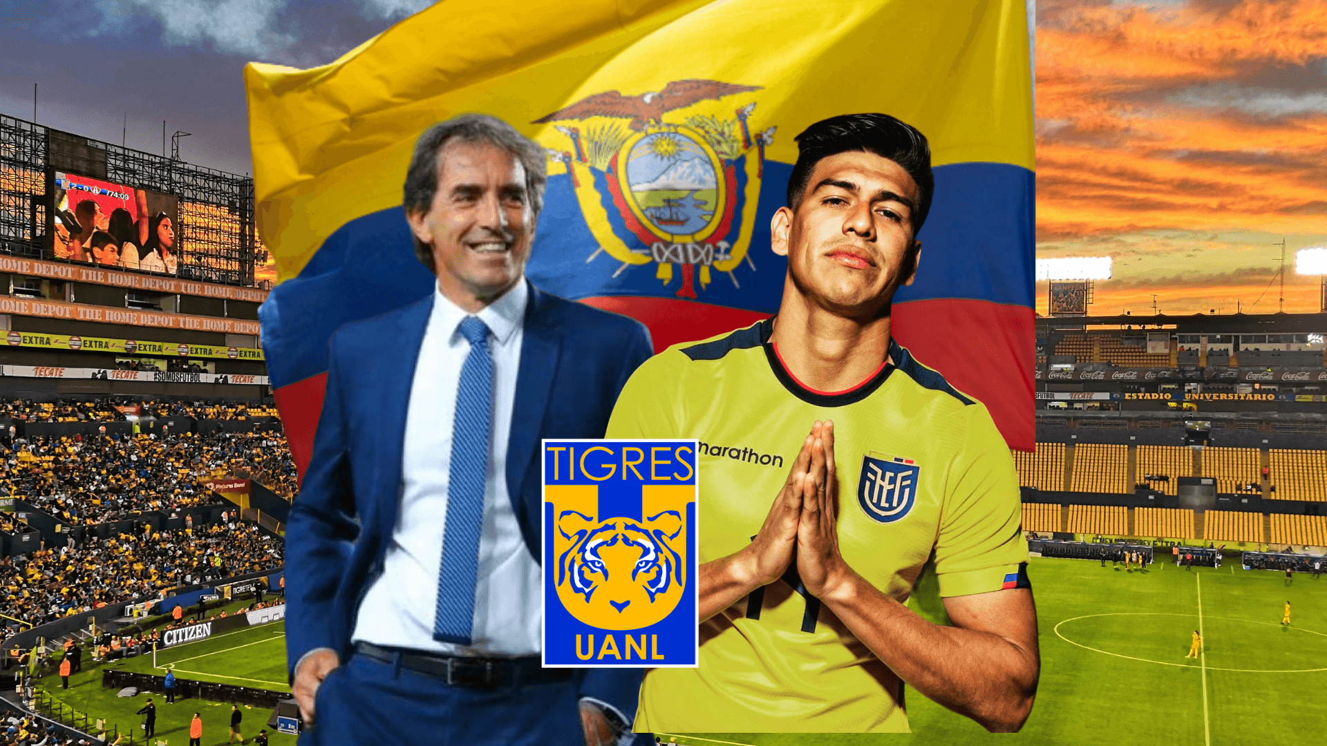 Guillermo Almada sonriendo a posibles fichajes si llega a Tigres. Foto tomada de: Wikipedia/El Telégrafo/Peslogos