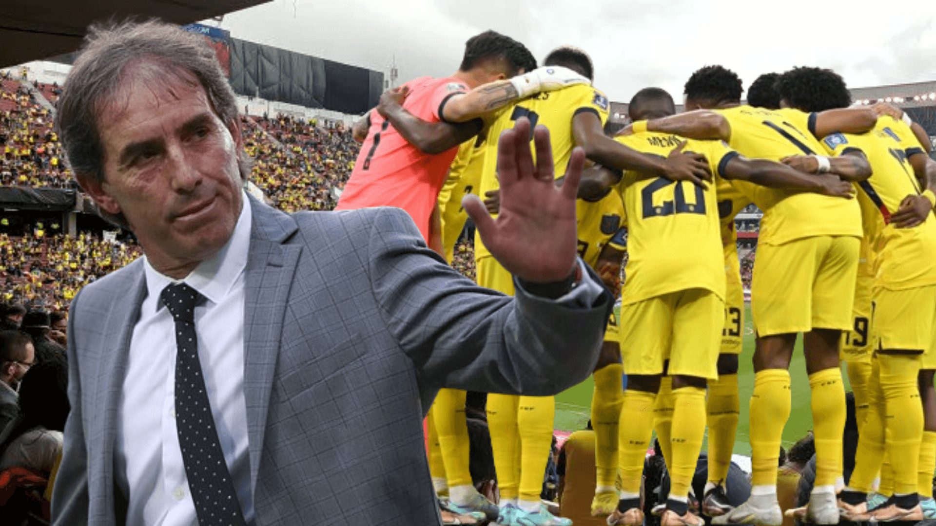 Guillermo Almada y Selección Ecuatoriana (Foto tomada de: Expreso/Mexsport/AFP)