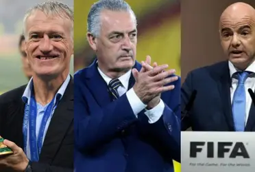 Gustavo Alfaro confesó que tuvo una charla con el presidente de la FIFA y otros entrenadores de la talla de Didier Deschamps