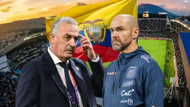 Gustavo Alfaro y Félix Sánchez entrenadores de Ecuador