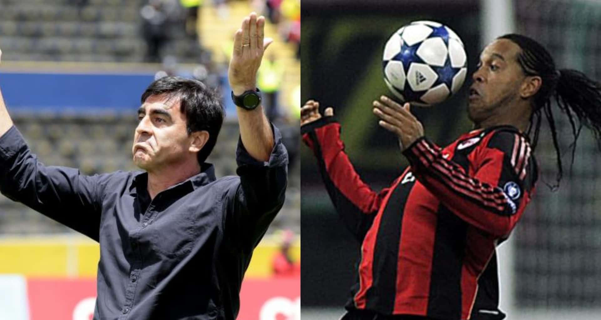 Gustavo Quinteros, que fue entrenador de Emelec y la Selección Ecuatoriana, mostró el talento que tiene con el balón