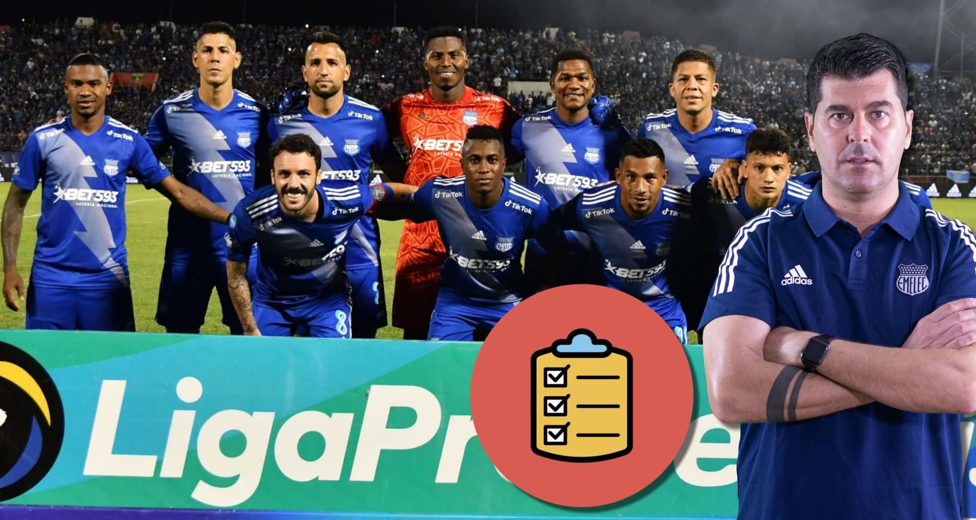 Hay una lista de jugadores que no continuarán en Emelec para la próxima temporada, y también negocian la salida de Ismael Rescalvo
