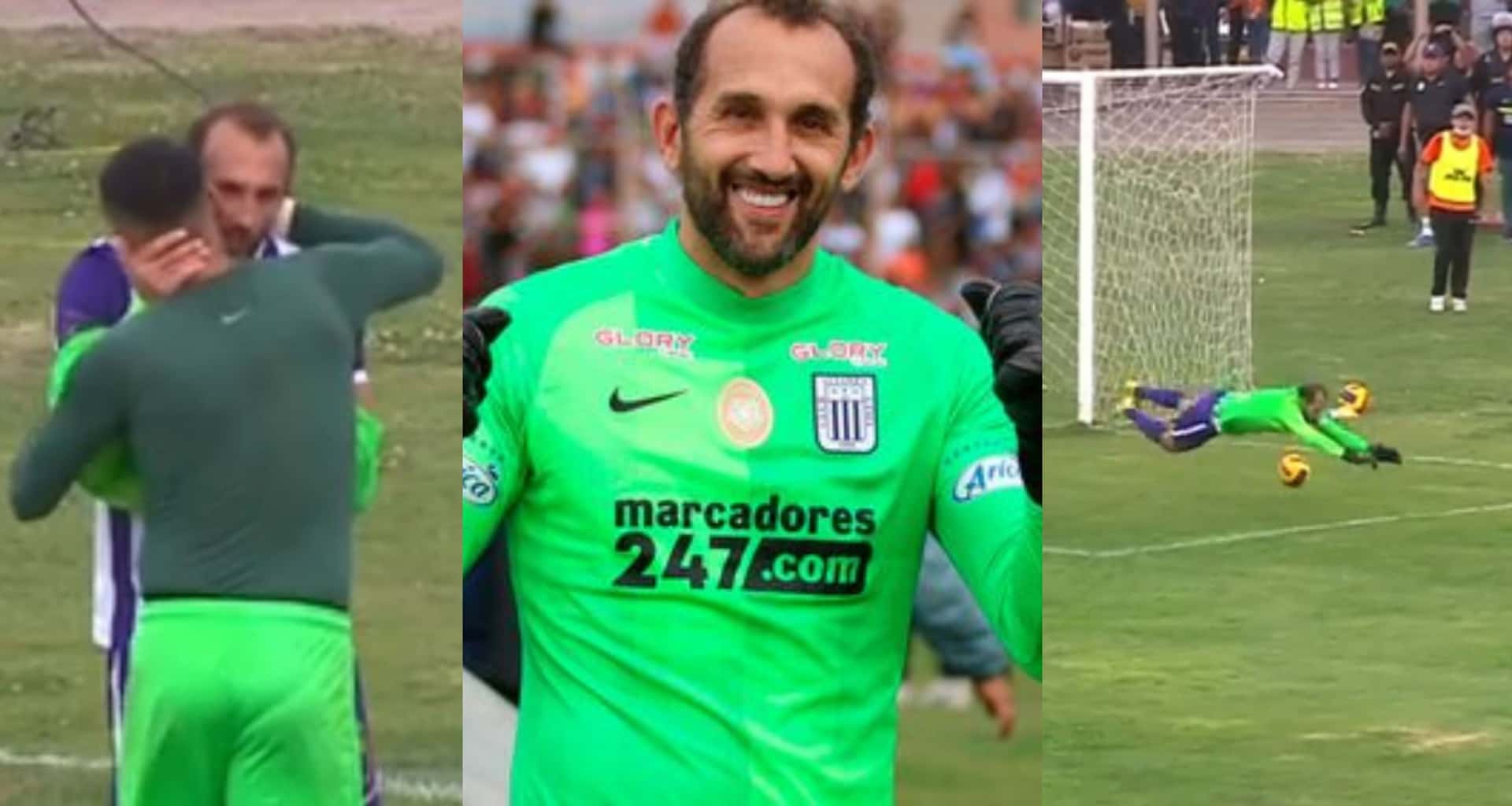 Hernán Barcos no se amilanó cuando tuvo que tapar en Alianza Lima y mira cómo le fue bajo los tres postes