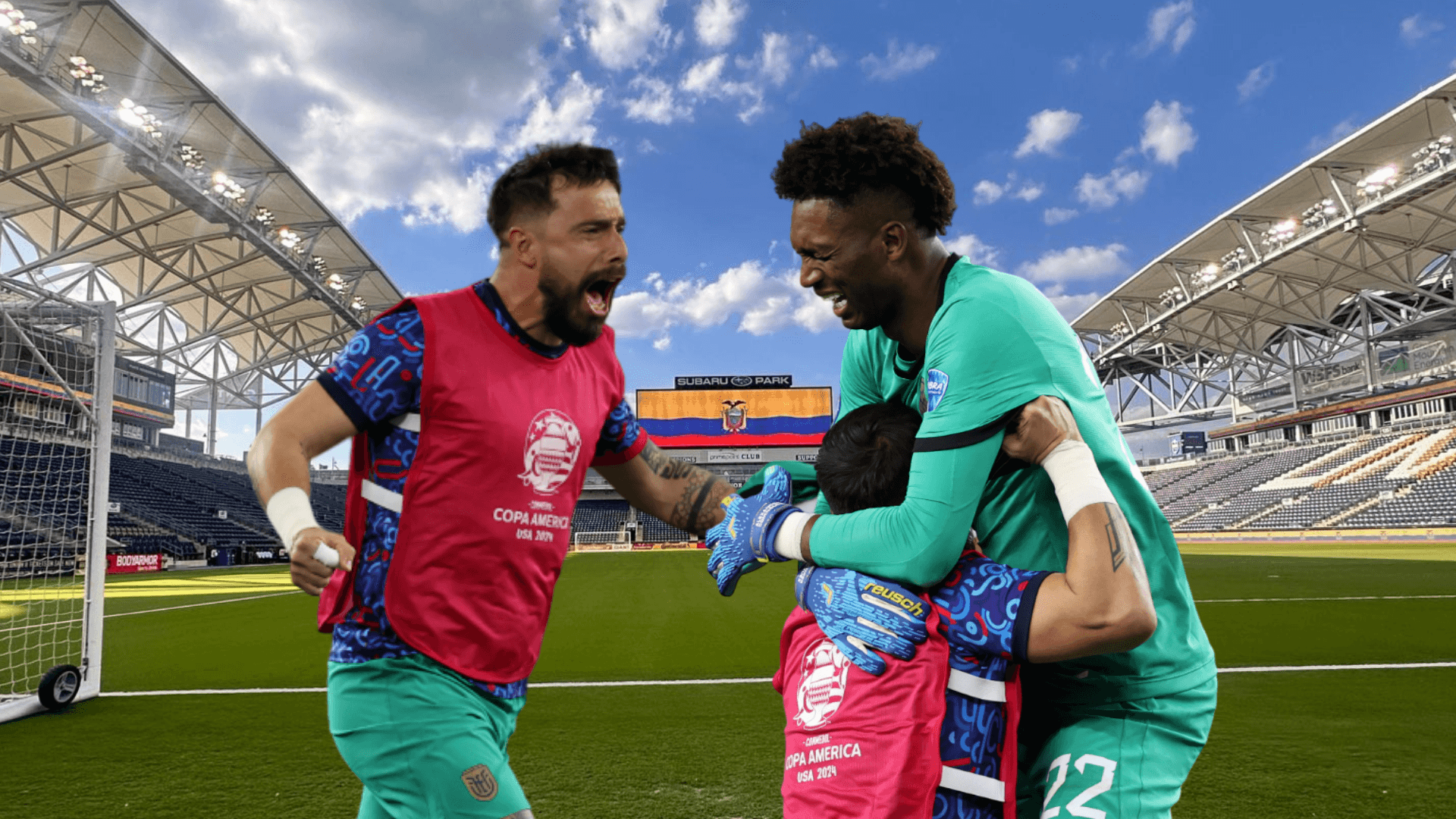 Hernán Galíndez, Alexander Domínguez. Foto tomada de: ESPN/La Tri
