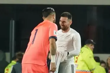 Hernán Galíndez sacó a la luz lo que hizo con la camiseta que intercambió con Lionel Messi
