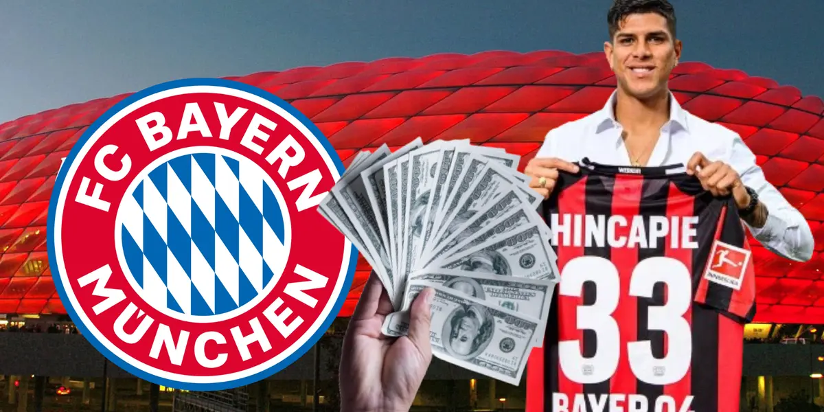 Hincapié gana $3,4 millones l Foto tomada de: Bayern Múnich/El Universo/Metro/Wikipedia