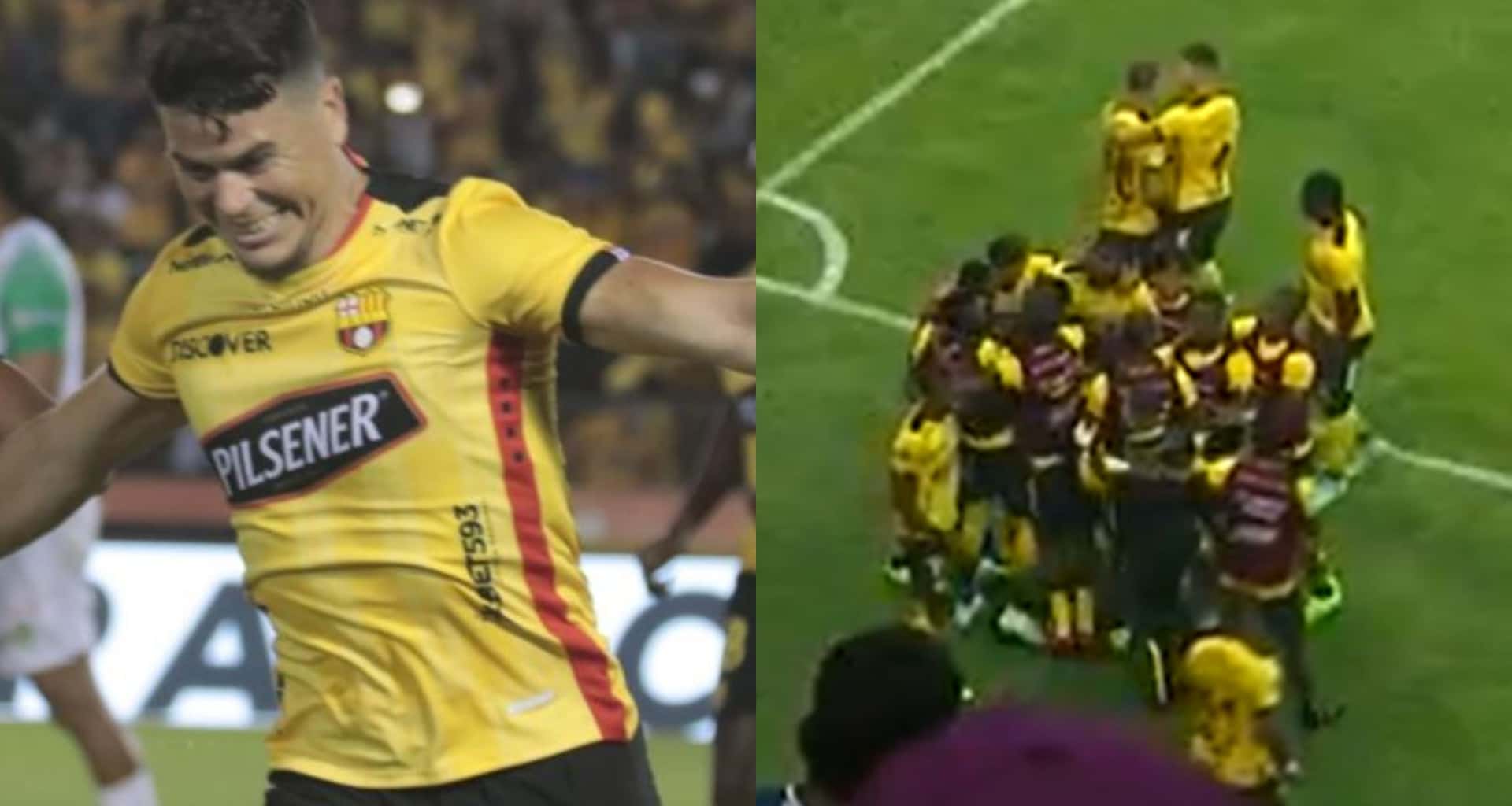 Hinchas de Emelec lanzaron botellas e impactó a Carlos Rodríguez, que se fue en camilla, y esta podría ser la potencial sanción al Bombillo