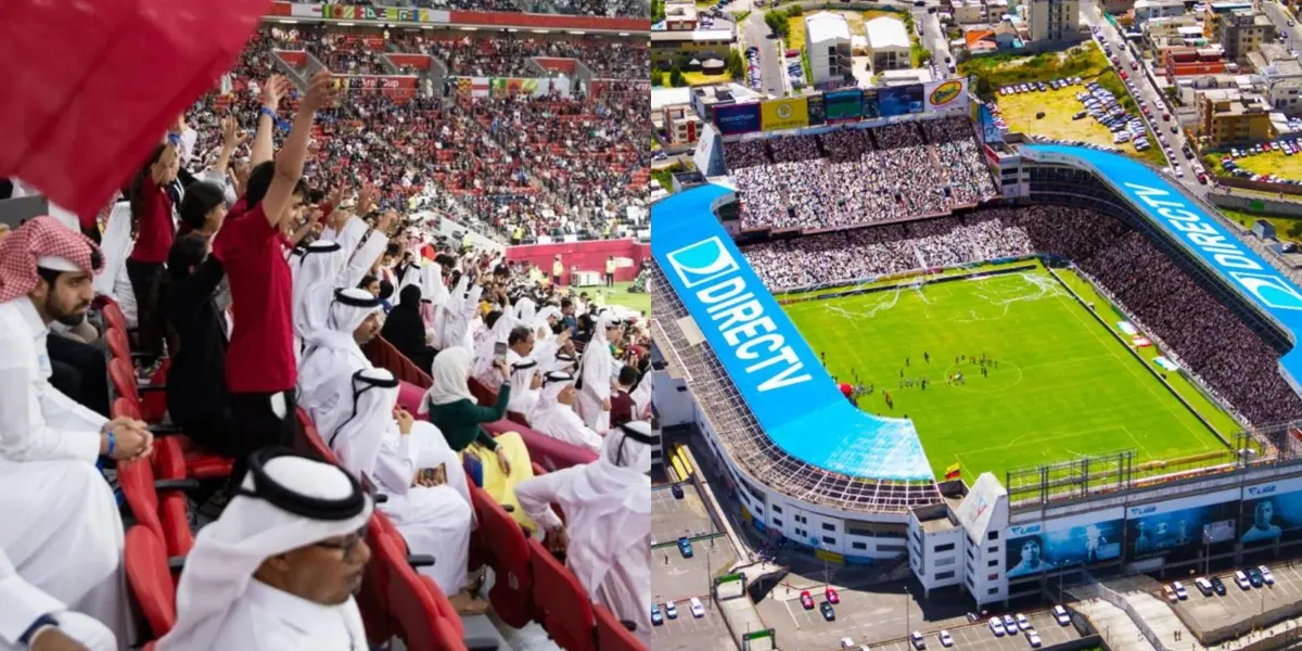 Hinchas en Qatar vieron el estadio de Liga de Quito y sorprendió lo que dijeron 