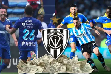 Independiente del Valle no tiene en problemas por pagar medio millón de dólares por un jugador desde el exterior, mientras que Emelec no lo consiguió