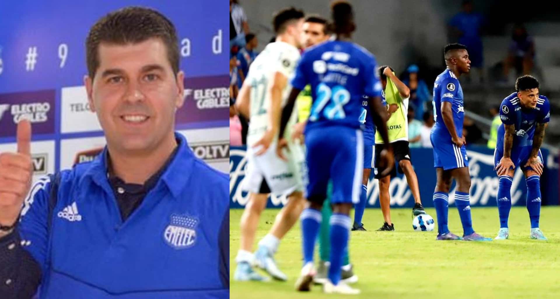 Ismael Rescalvo habló luego de la derrota de Emelec sobre Palmeiras y dijo algo impensado para los hinchas
