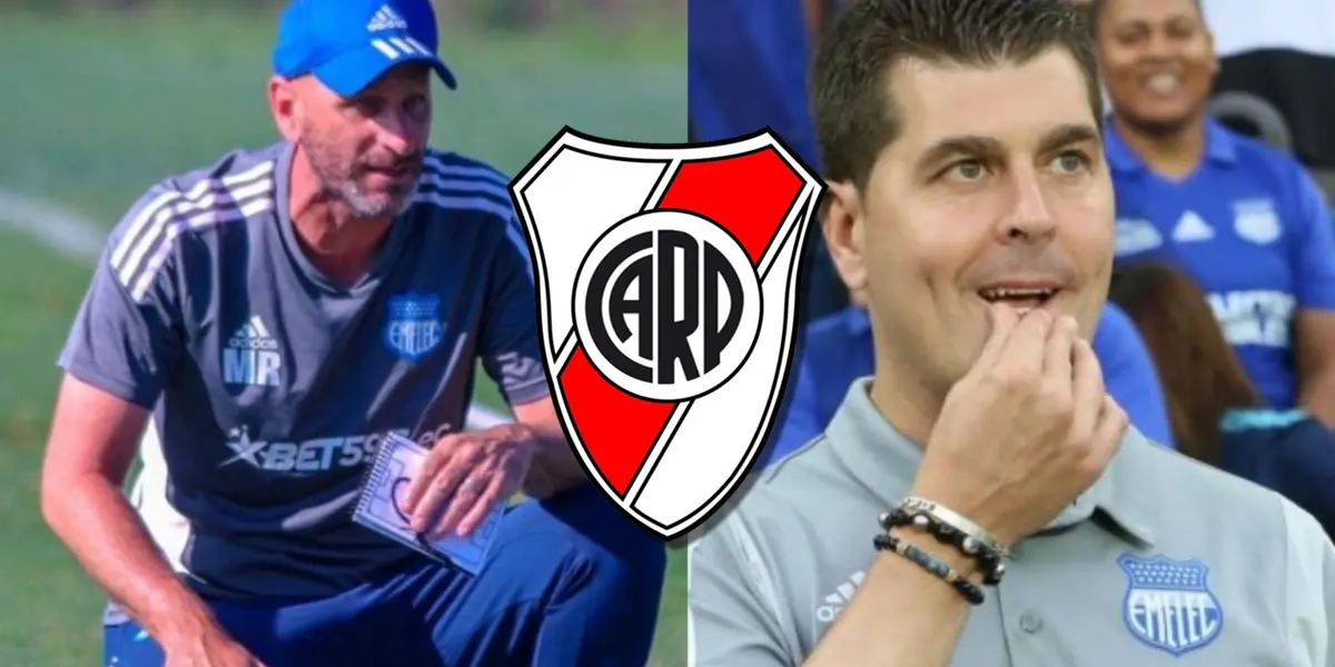 Ismael Rescalvo se enfrentó en la Copa Libertadores a River Plate y así le fue al ex entrenador de Emelec