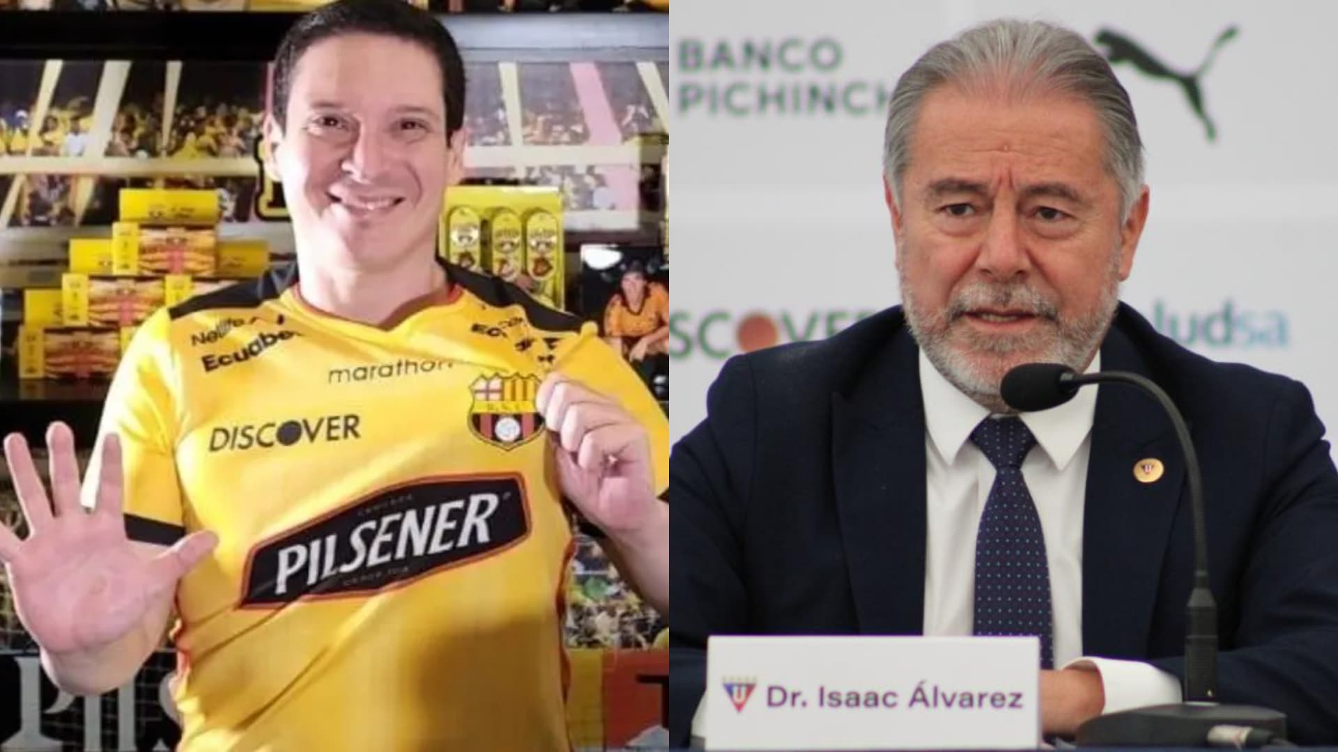 Iván Triviño-Isaac Álvarez-Liga de Quito / Foto: Primicias