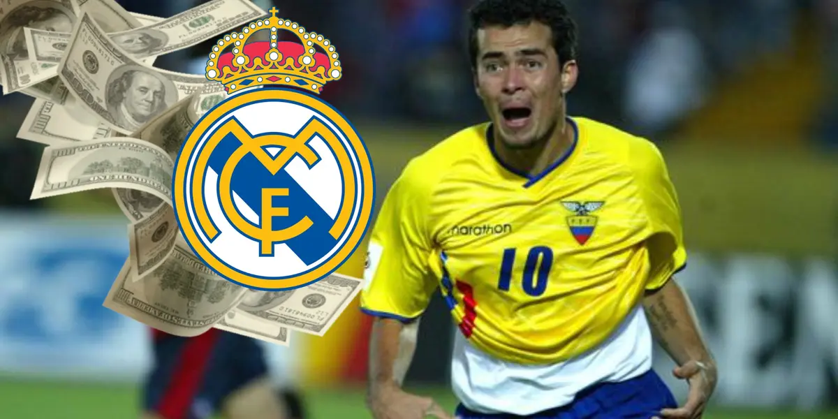 Jaime Iván Kaviedes confesó en su Instagram que tuvo un precontrato con el Real Madrid. Pudo ser el primer y único jugador ecuatoriano que vistiera la camiseta Merengue sin embargo todo se desvaneció ¿Cuánto pudo ganar?