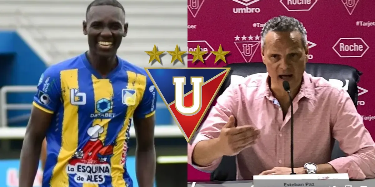 Janner Corozo estuvo a punto de firmar por Liga de Quito pero las cosas no salieron y mira quién puso la cáscara de plátano para que resbalara la negociación