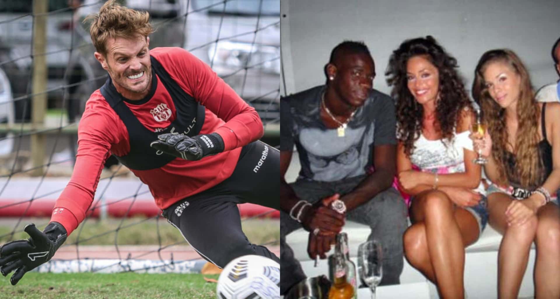 Javier Burrai es uno de los jugadores que incluso en su tiempo libre se entrena para rendir en cancha, mientras otro fue captado de fiesta