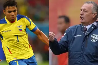 Jefferson Montero volvió al país para estar cerca de la Selección Ecuatoriana y Gustavo Alfaro le tiene buenas noticias