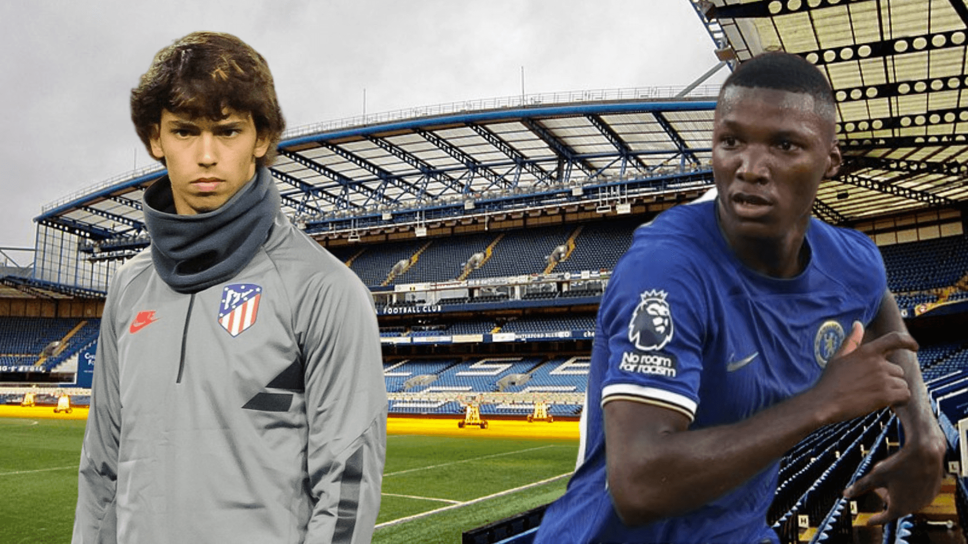 João Félix y Moisés Caicedo (Foto tomada de: Wikipedia/Chelsea)
