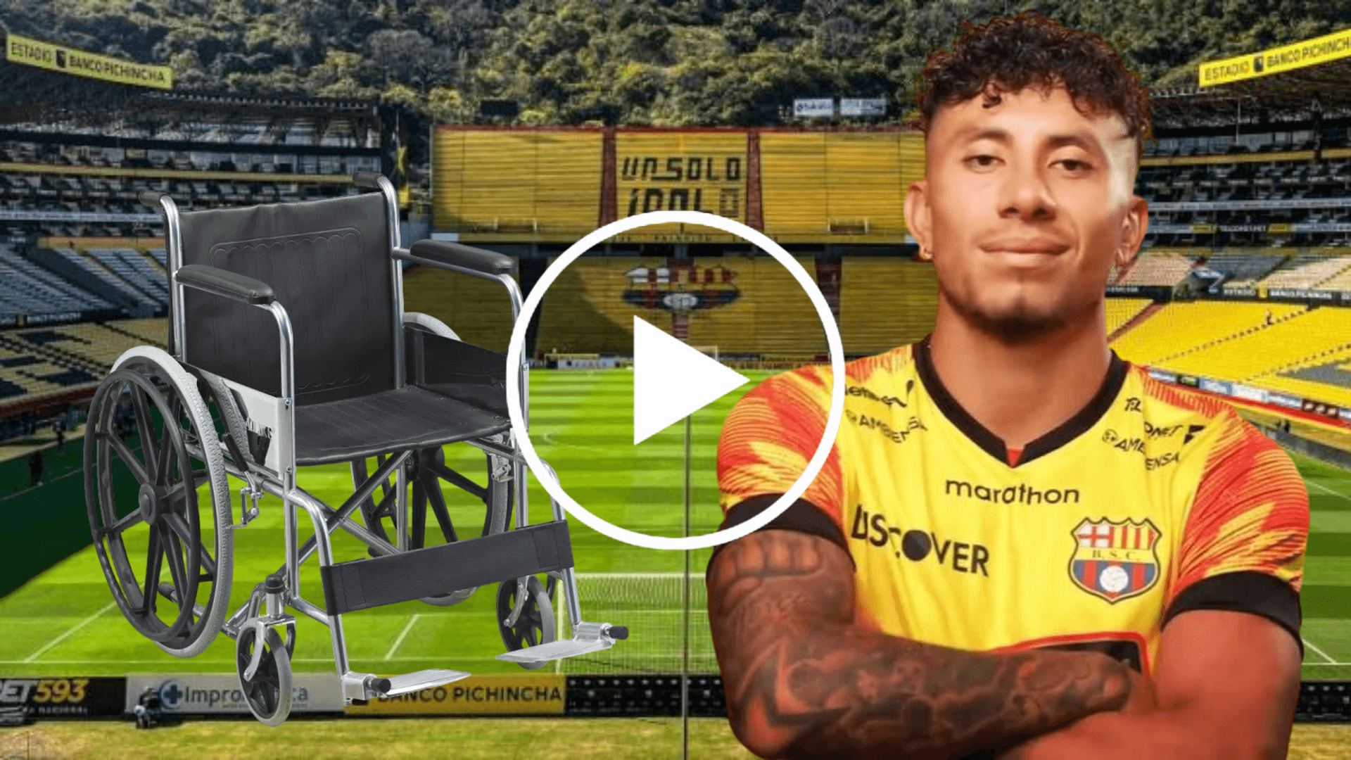 Joao Rojas en el Estadio Monumental (Foto tomada de: Barcelona SC)
