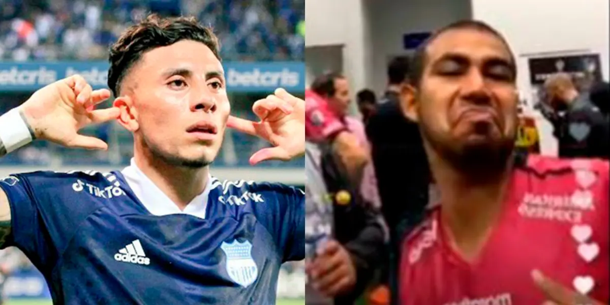 Joao Rojas y Junior Sornoza tenían una gran polémica y cuando salió el 10 de Emelec, así lo tomó el jugador de Independiente del Valle