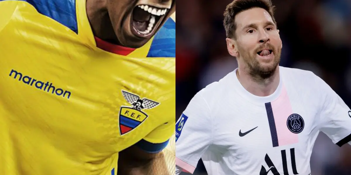 Joffre Guerrón, entre su colección de camisetas, tiene una de Lionel Messi, de un partido inolvidable para la Pulga