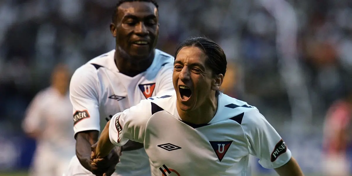 Joffre Guerrón y Damián Manso se volvieron a juntar para disputar un cotejo de fútbol siete y donde desparramaron magia como en su mejor época en Liga de Quito