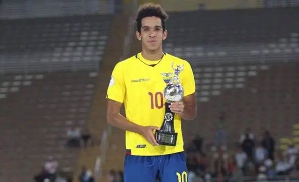 Johan Mina, goleador ecuatoriano sub 17, ha estado en la órbita del Chelsea según su representante