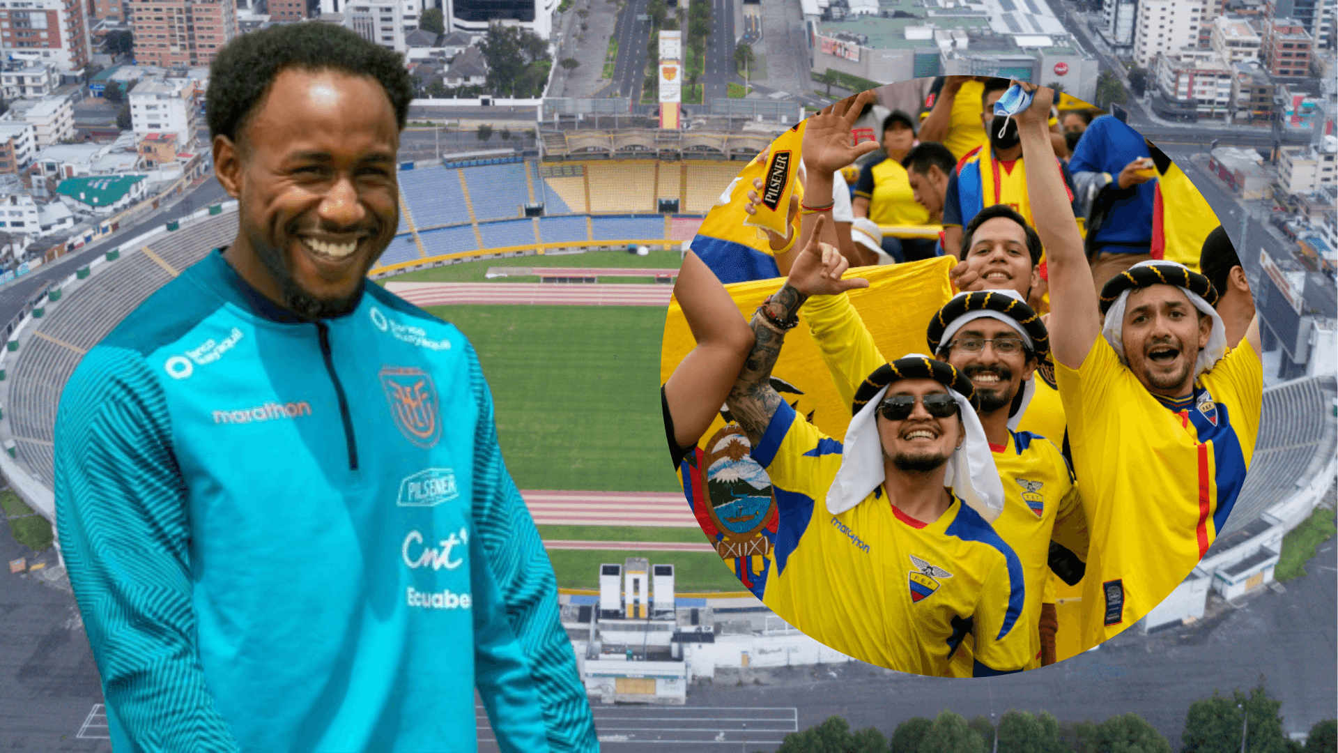 John Yeboah demostró que es 100% ecuatoriano con Jeremy Sarmiento (Foto tomada de: Primicias/FEF)