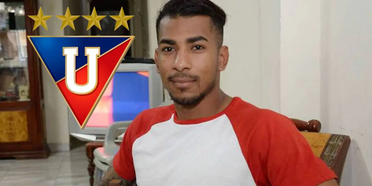 Jordan Gaspar ha sido relegado a lasa reservas de Liga de Quito y no es tomado en cuenta