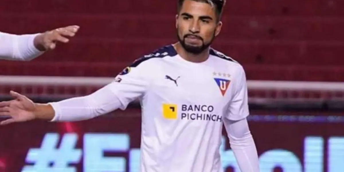 Jordan Gaspar tiene la ilusión de triunfar en Liga de Quito y mandó un recado indirecto a jugadores que no se han consolidado como Adolfo Muñoz