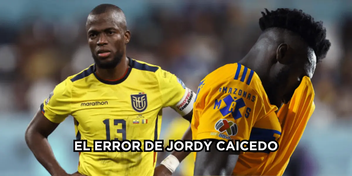Jordy Caicedo tuvo un gol claro y no pudo