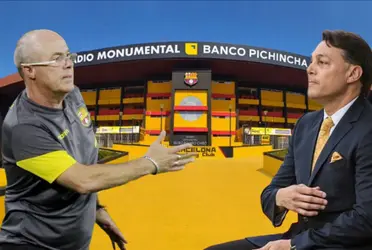 Jorge Célico explicó la razón por la que Alfaro Moreno le hace a Barcelona SC