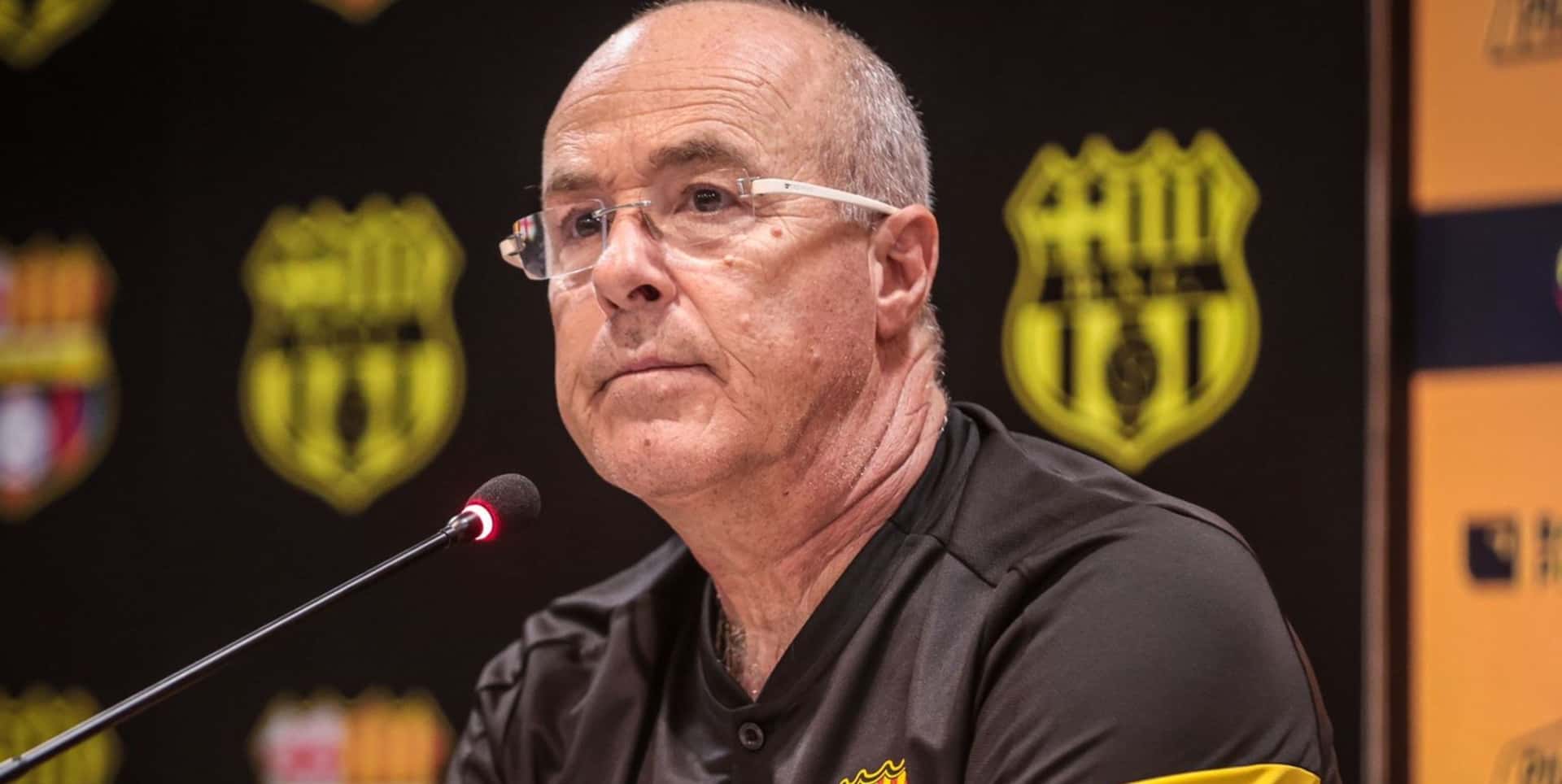 Jorge Célico habló luego de la derrota de Barcelona SC en la primera final