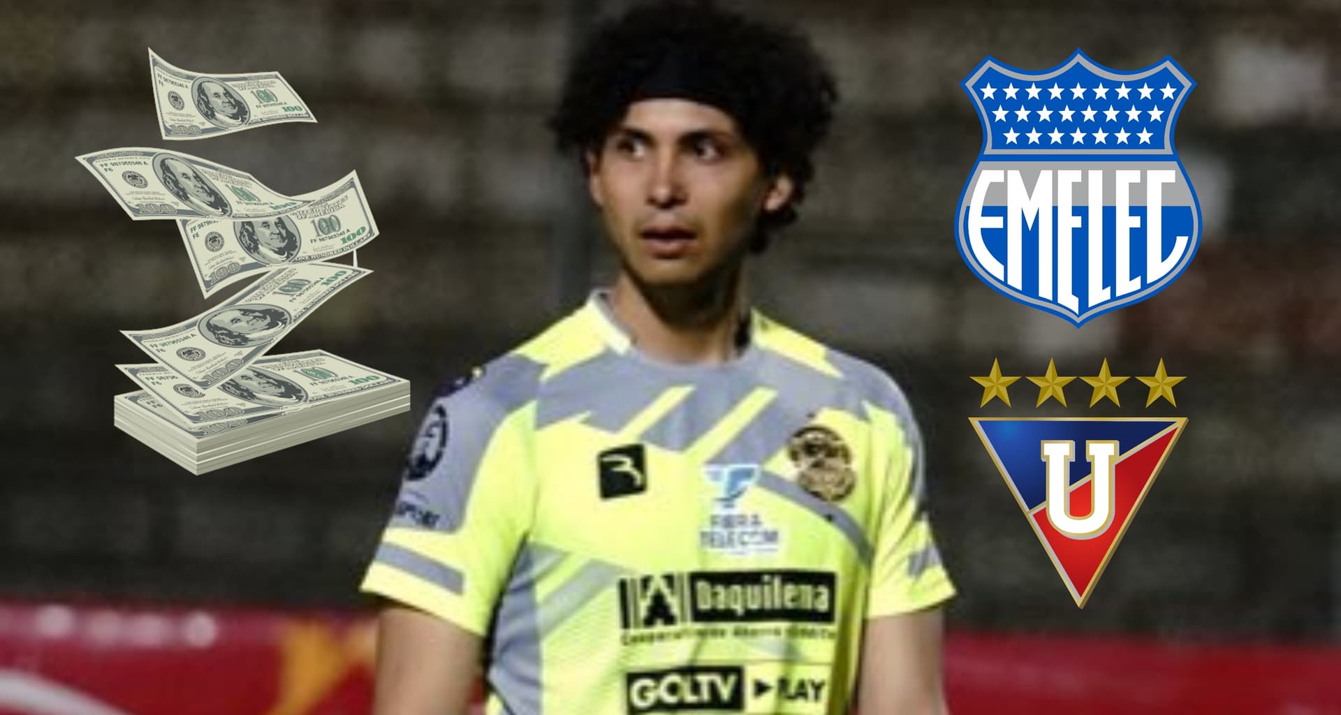 José Gabriel Cevallos sonó para Liga de Quito y Emelec pero finalmente irá a tapar a Guayaquil City donde tendrá protagonismo y titularidad pero sin un salario alto como sería en los grandes